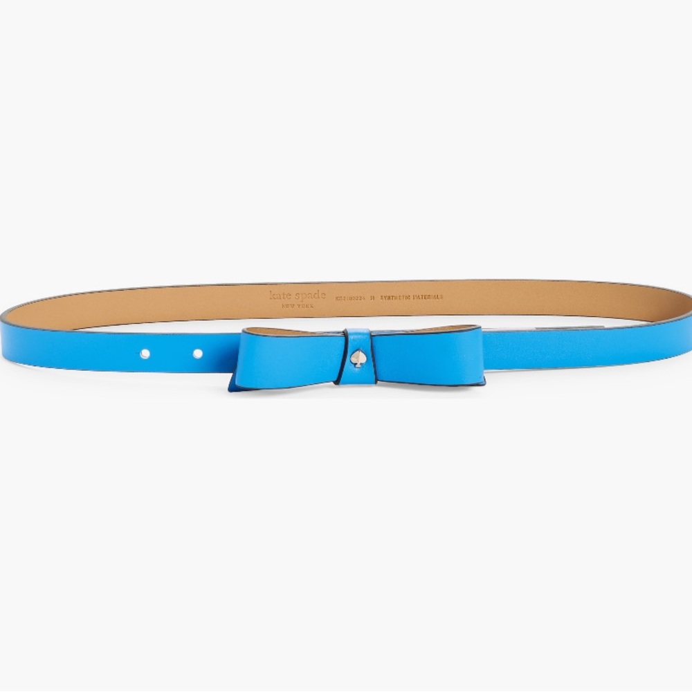 Kate Spade Blue Bow Belt